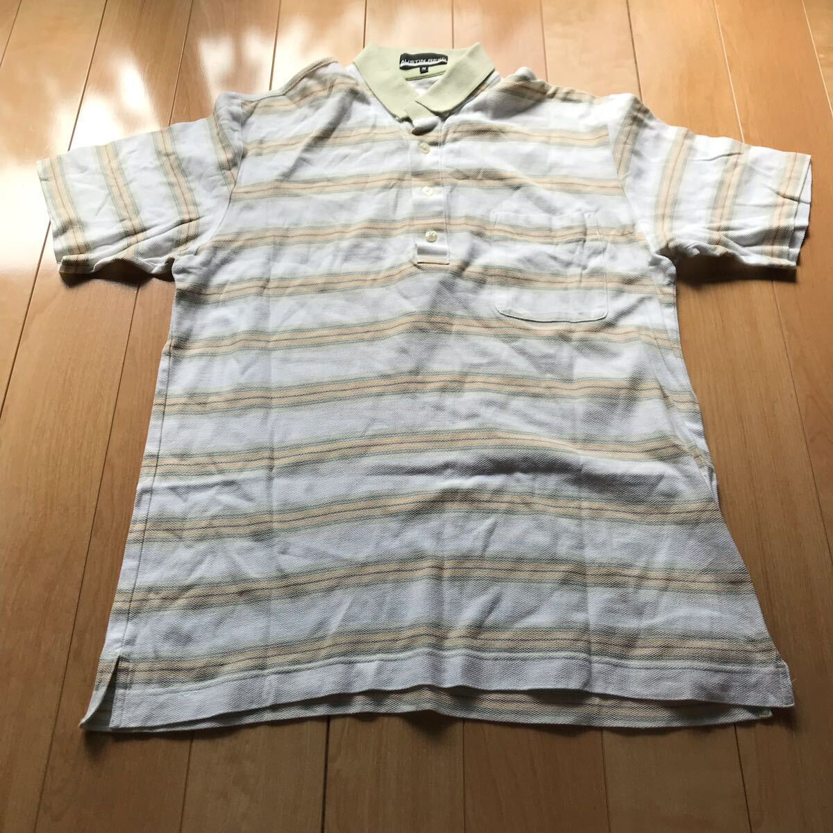 オースチンリード ポロシャツ 124-1-346 メンズ M ボーダー拍卖