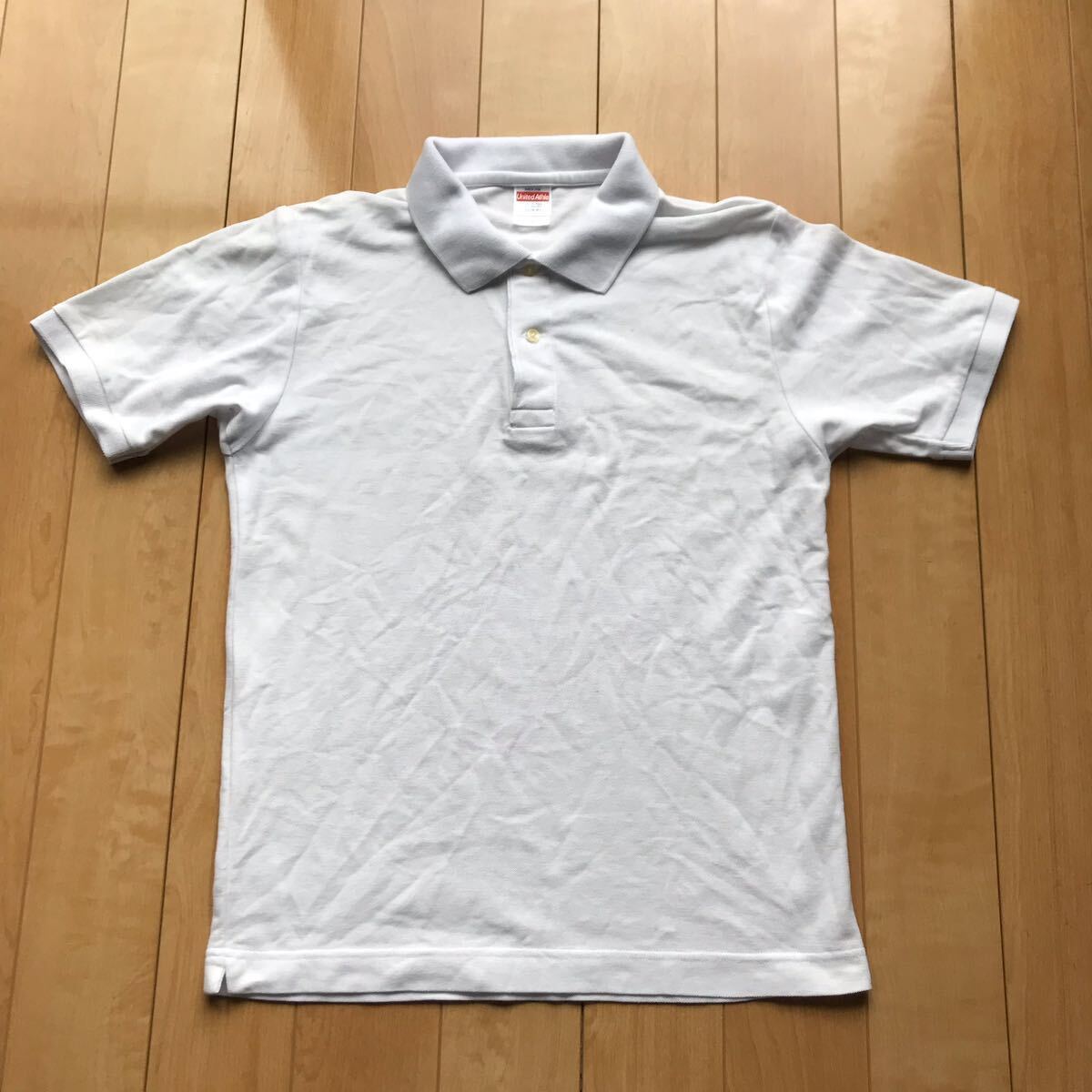 ユナイテッドアスレ ポロシャツ 127-1-301 メンズ M ホワイト拍卖