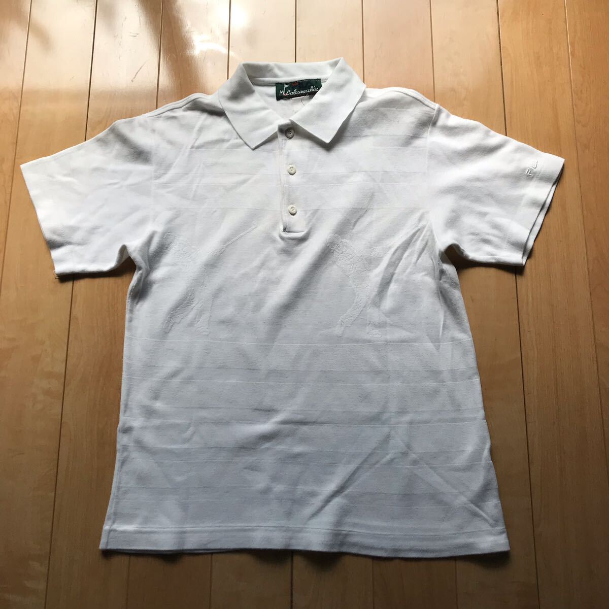 フィラ ゴルフコレクション ポロシャツ 122-1-338 メンズ ホワイト拍卖