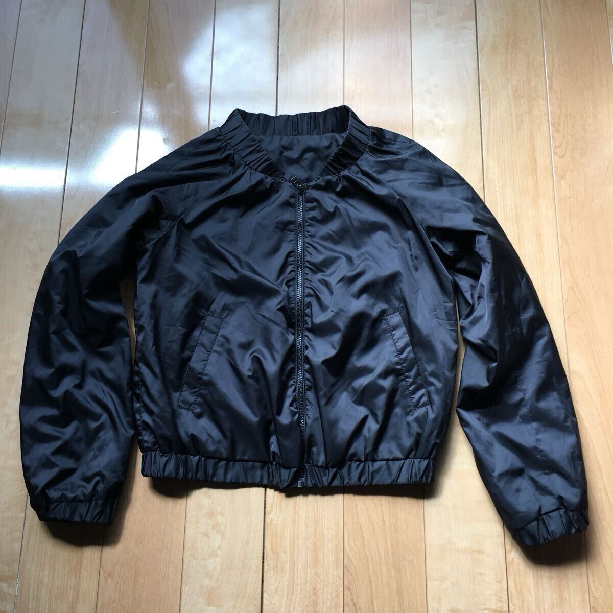 ユニクロ MA-1ブルゾン 183-1-67 レディース S ブラック拍卖