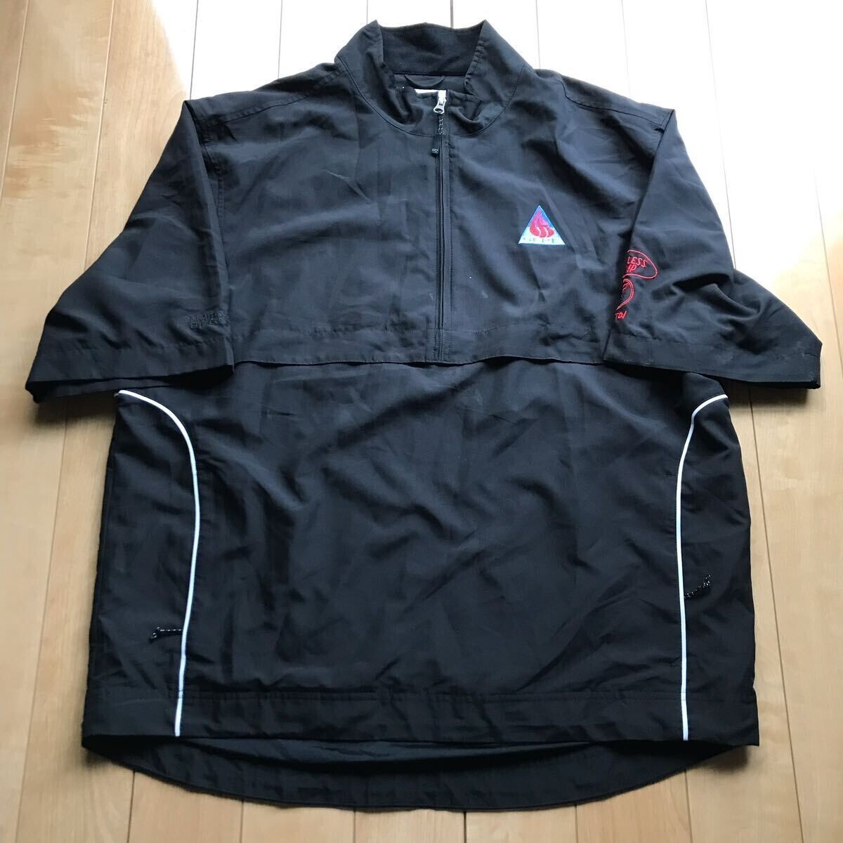 カッターアンドバック ハーフジップシャツ 170-1-333 メンズ L ブラック ゴルフ拍卖