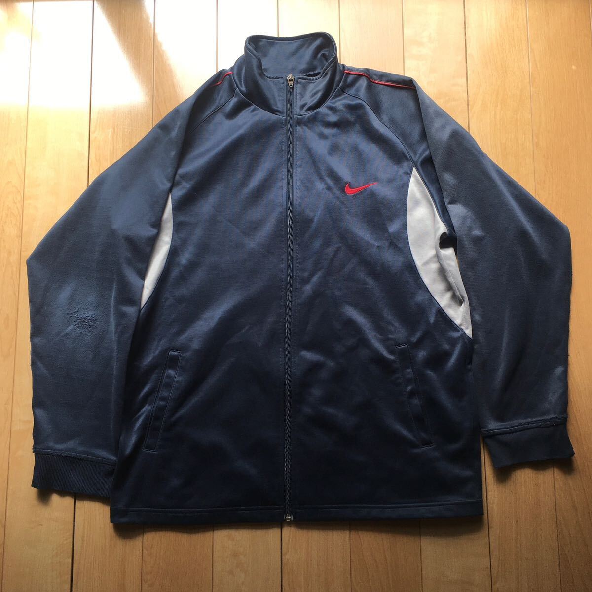 ナイキ トラックジャケット 120-1-319 メンズ L ネイビー拍卖