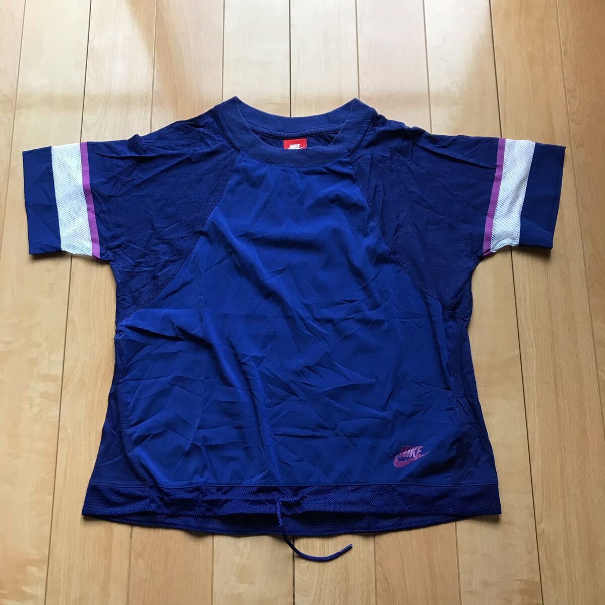 ナイキ トレーニングシャツ 123-1-357 レディース M ブルー拍卖