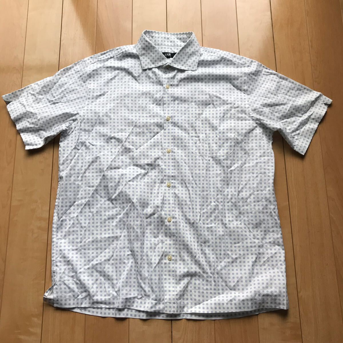 23区オム 総柄シャツ 126-1-390 メンズ 48拍卖