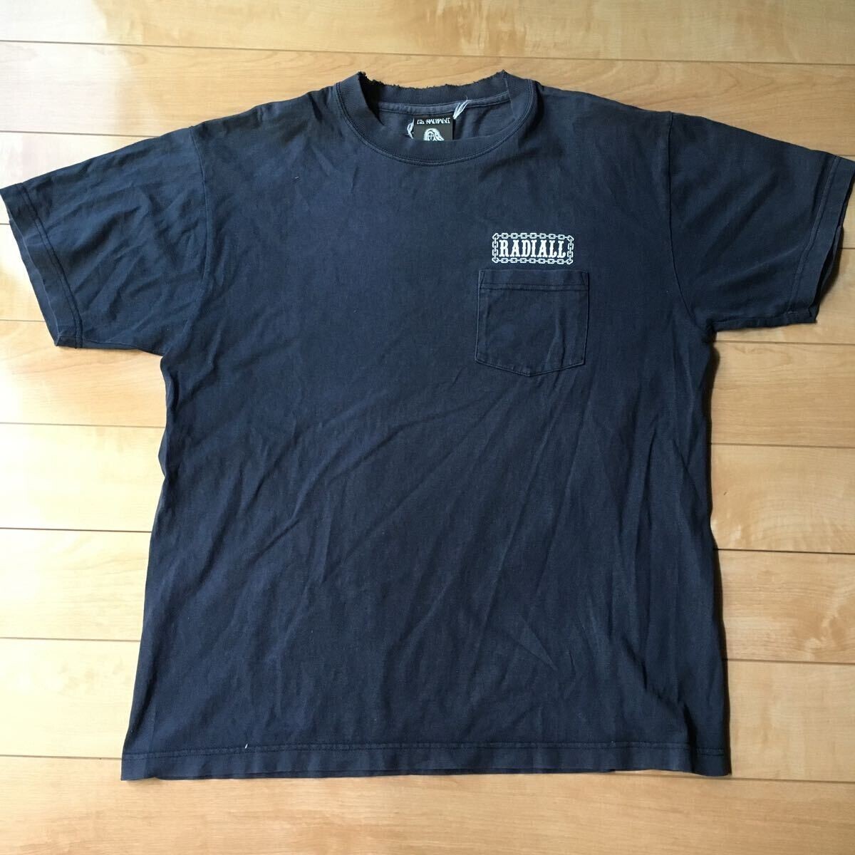 ラディアル Tシャツ 日本製 584-1-302 ブラック拍卖