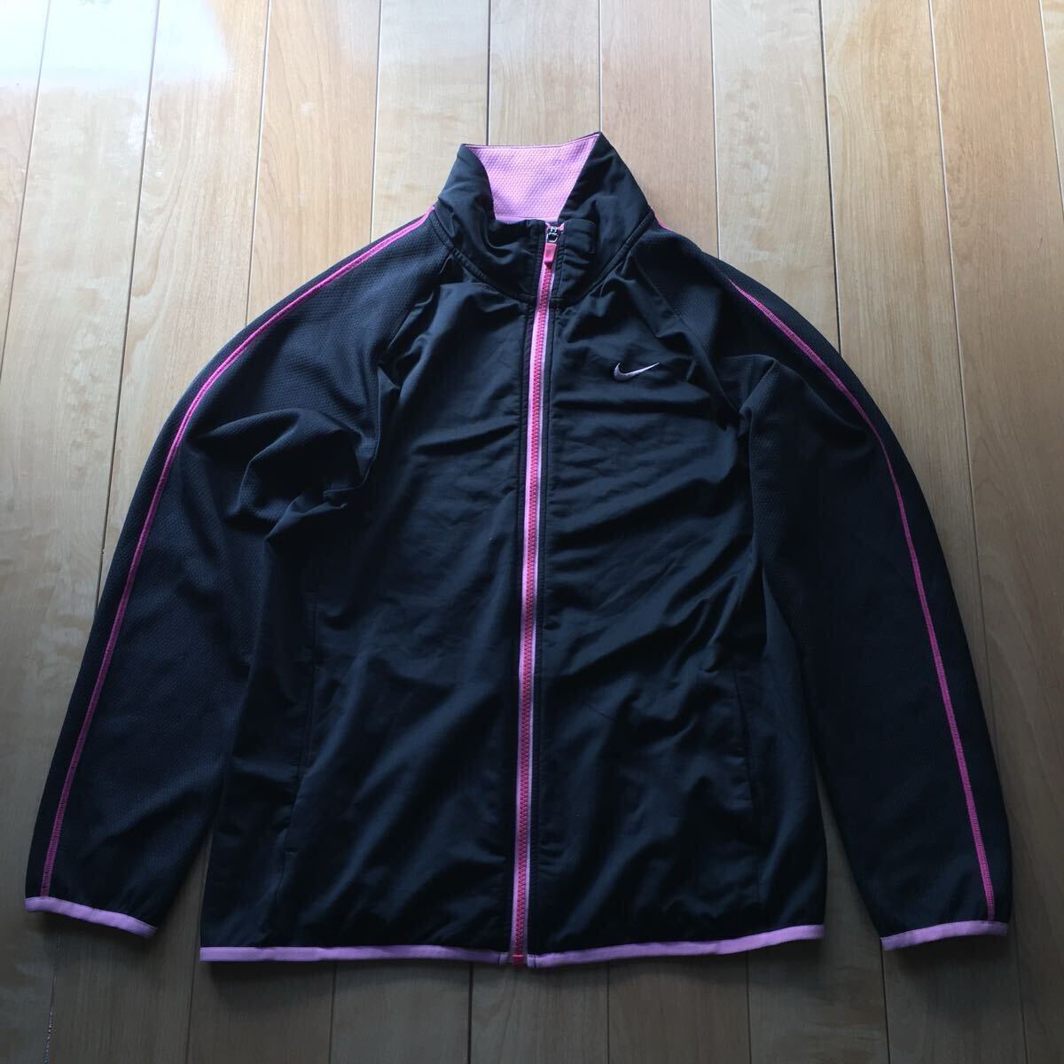 ナイキ ドライフィット トラックジャケット 186-1-53 レディース M ブラック ランニング トレーニング拍卖