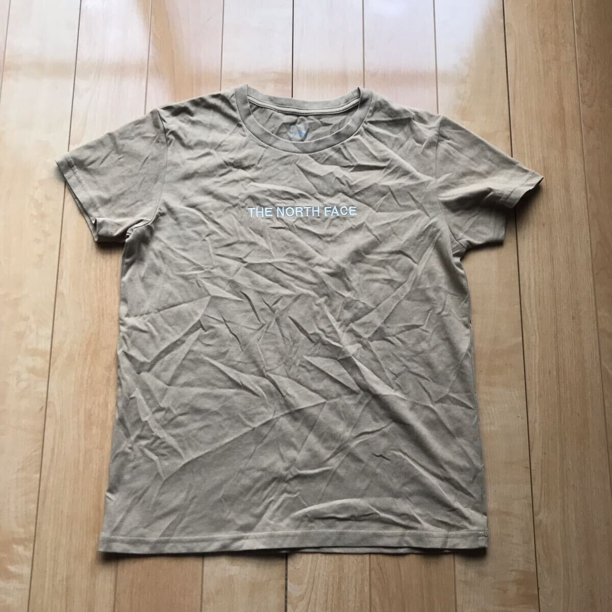 ザノースフェイス ロゴTシャツ 170-1-305 レディース L ベージュ拍卖