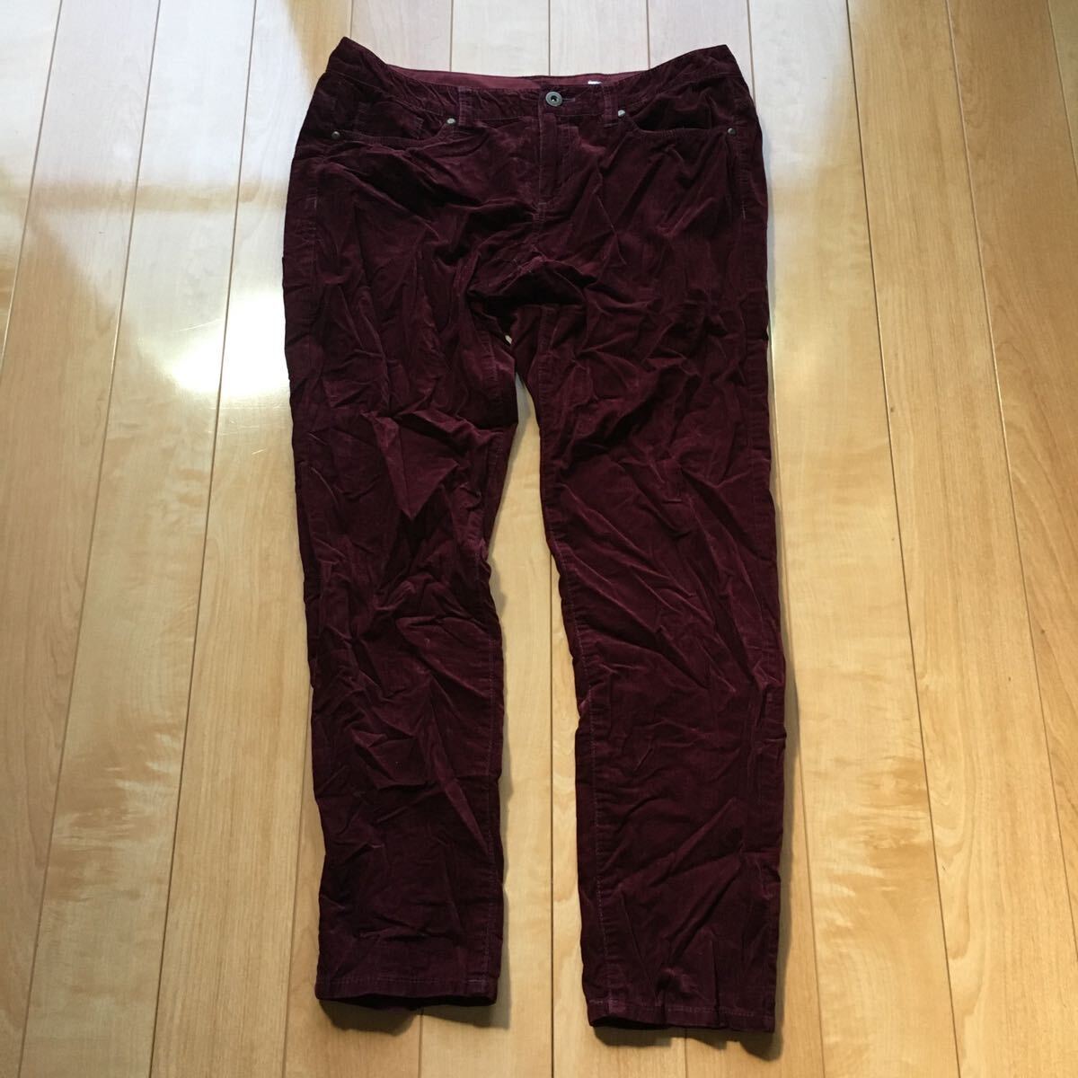 自由区 コーデュロイパンツ 075-1-409 レディース 40 オンワード拍卖