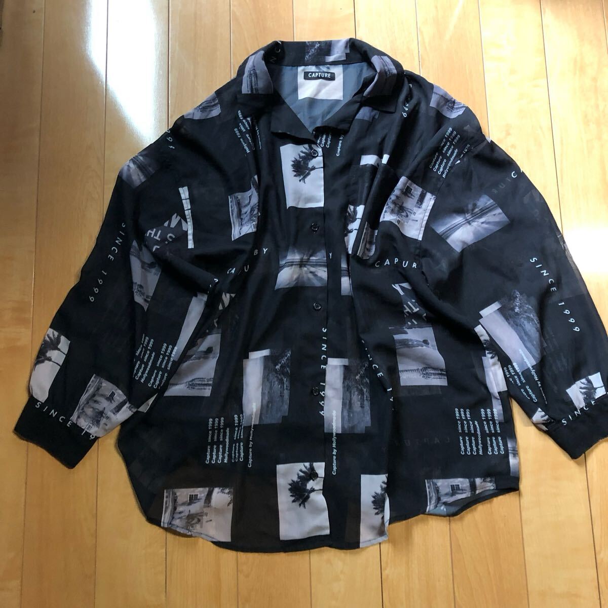 キャプチャー シアーシャツ 232-1-45 レディース L ブラック拍卖