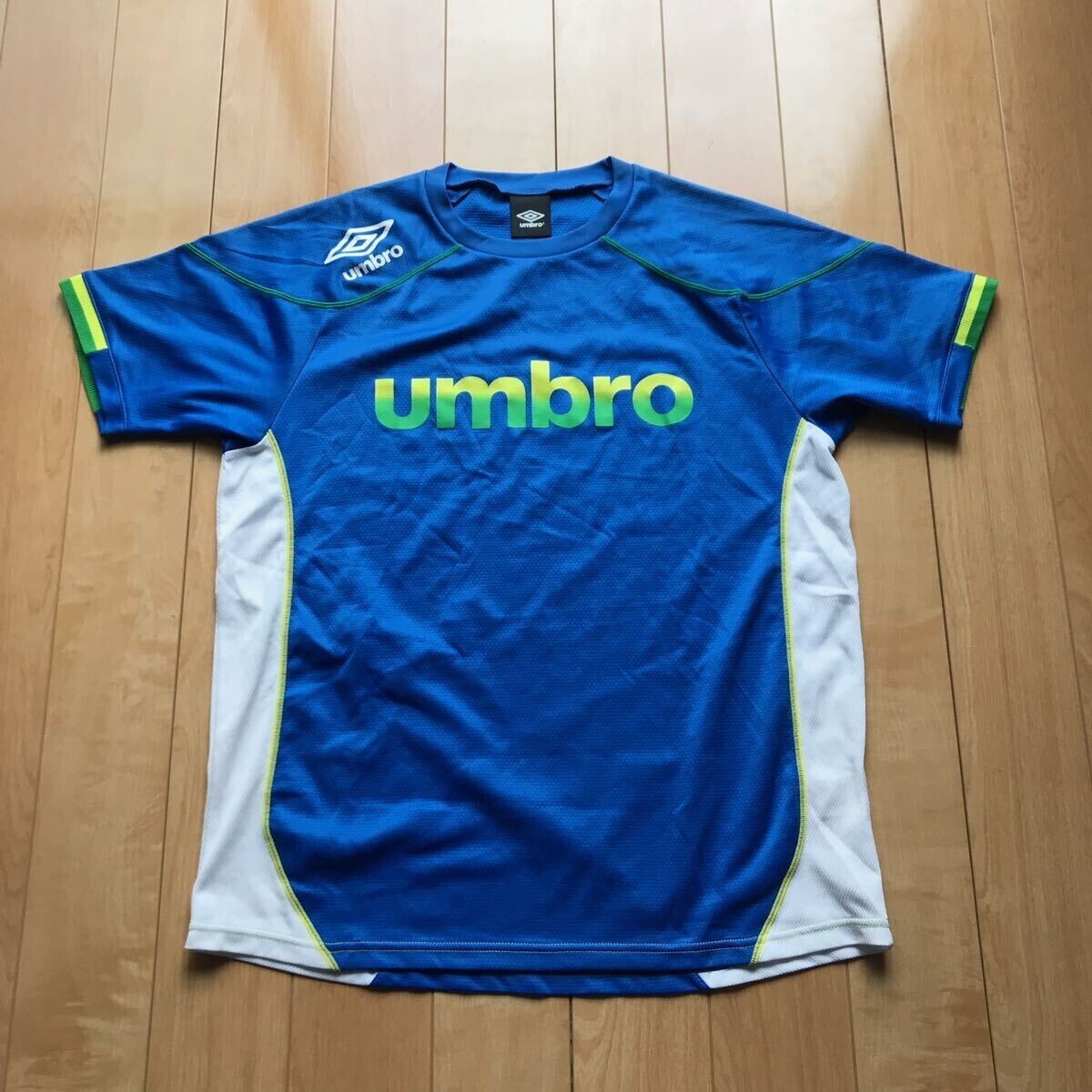 アンブロ半袖 ユニTシャツ 102-1-304 メンズ O ブルー ホワイト拍卖