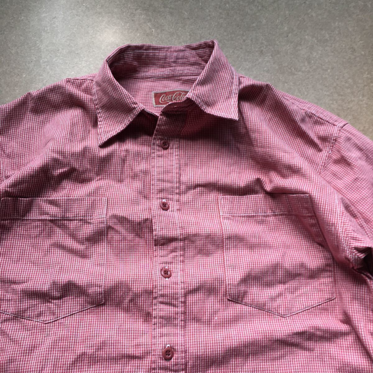 Coca-Cola コカコーラ ビッグシルエット オーバーサイズ シャツ拍卖
