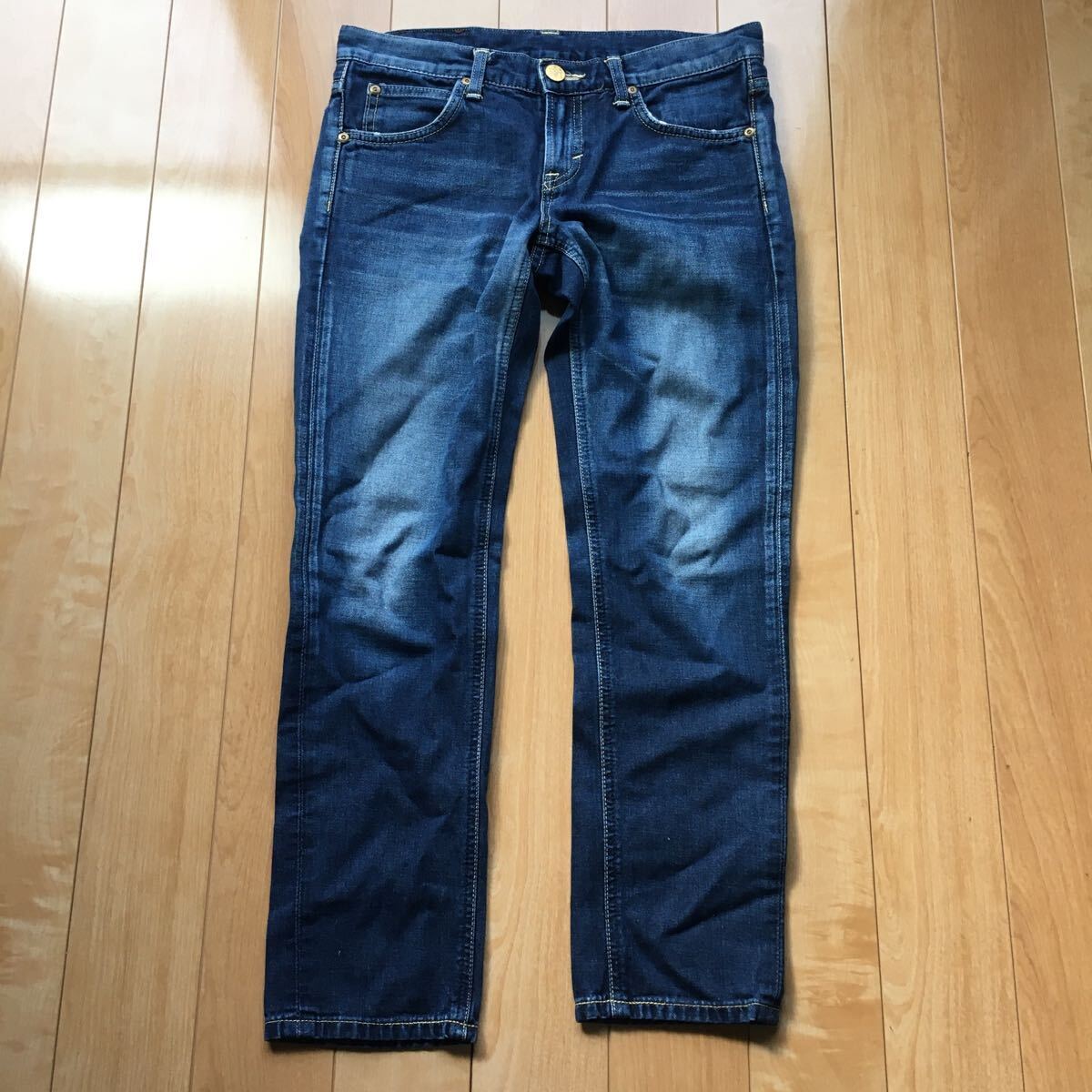 リー HERITAGE POC2 SLIM TAPERED 定価16500円 061-1-406 レディース S 牛革拍卖
