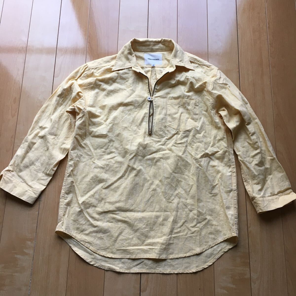 アーバンリサーチ コットンリネンシャツ 220-1-17 メンズ 38拍卖