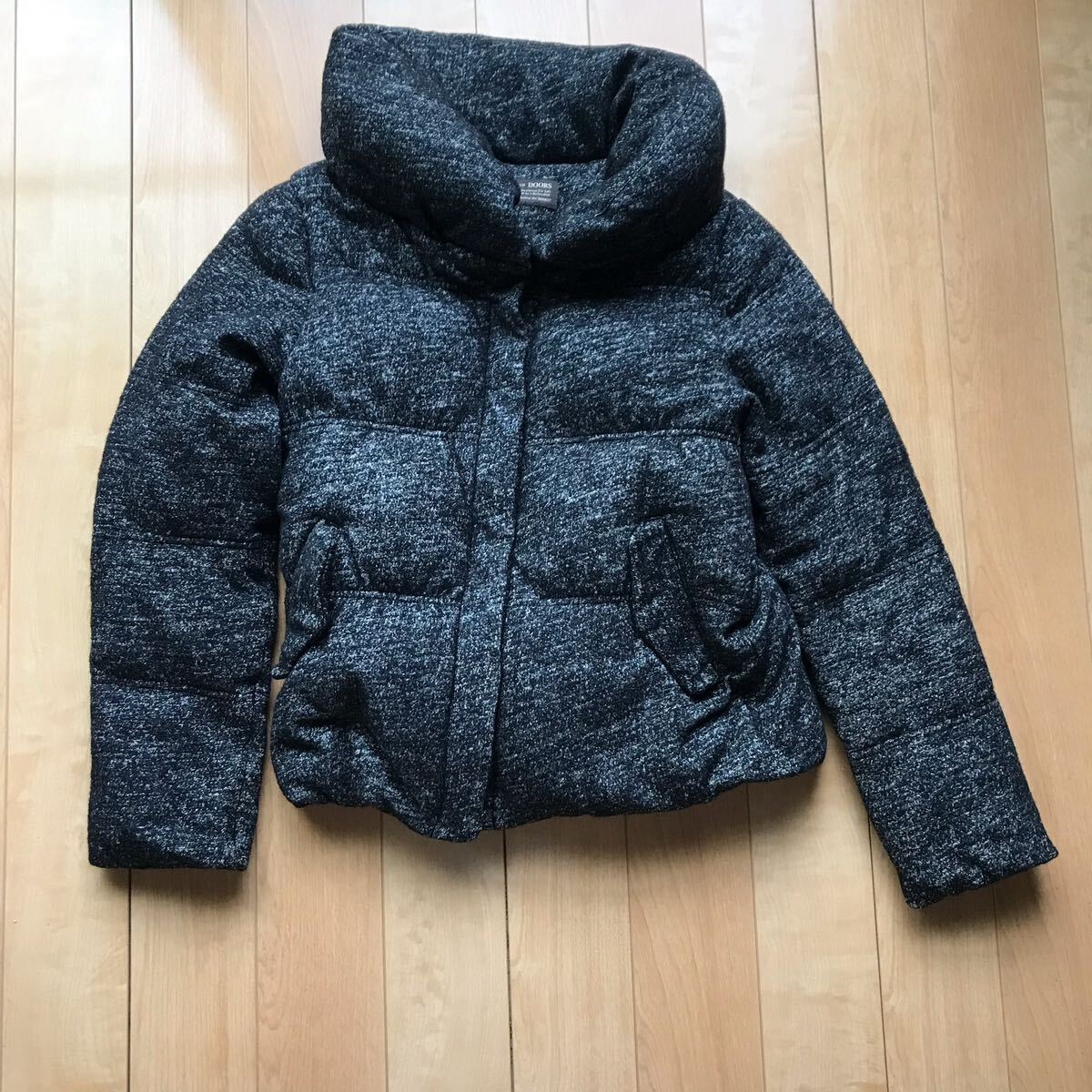 アーバンリサーチドアーズ ダウンジャケット 130-1-303 レディース ONE ブラック 厚手拍卖