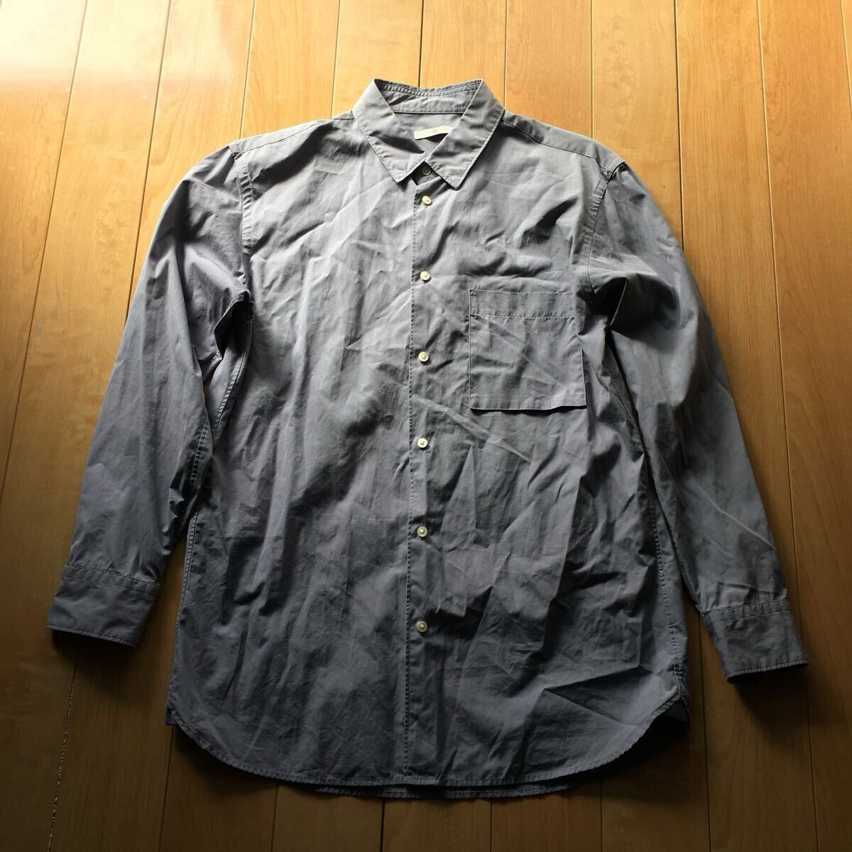 プラスジェイユニクロ スーピマコットンシャツ 184-1-69 メンズ M拍卖