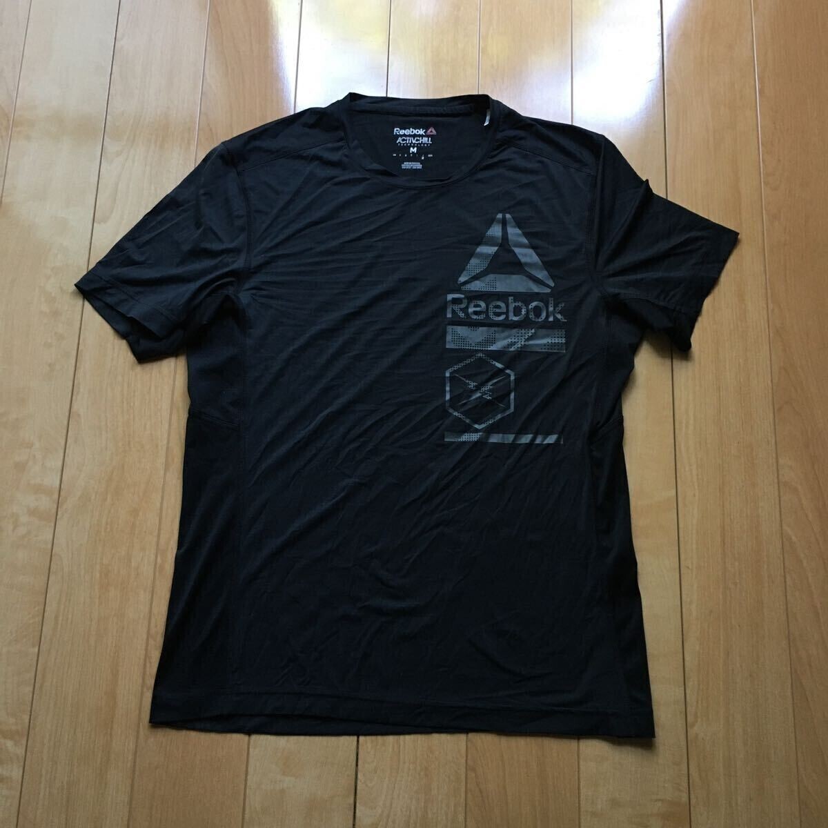 リーボック アクティブチル Tシャツ 588-1-312 メンズ M ブラック拍卖