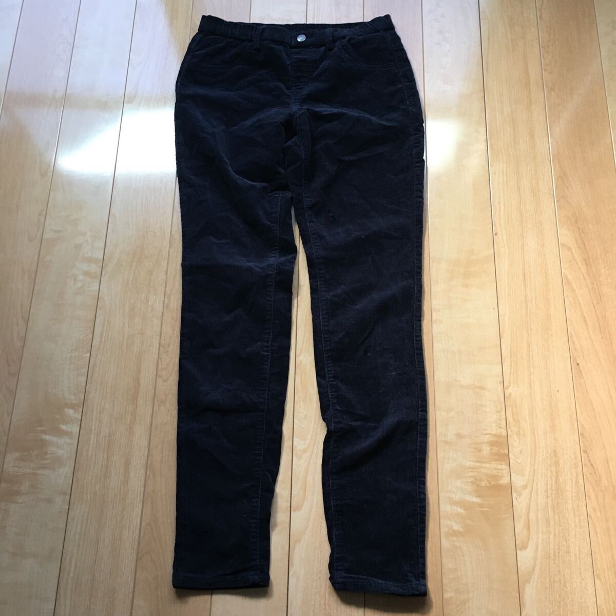 ユニクロ コーデュロイパンツ 073-1-426 レディース M ネイビー拍卖