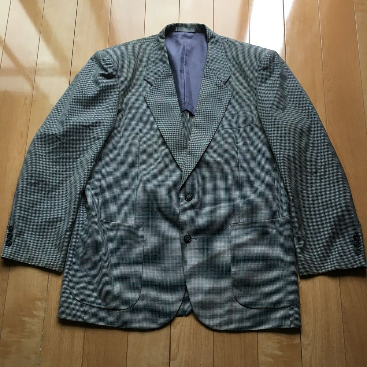 イタリー製 エルメネジルドゼニア テーラードジャケット 223-1-21 メンズ AB7 チェック拍卖