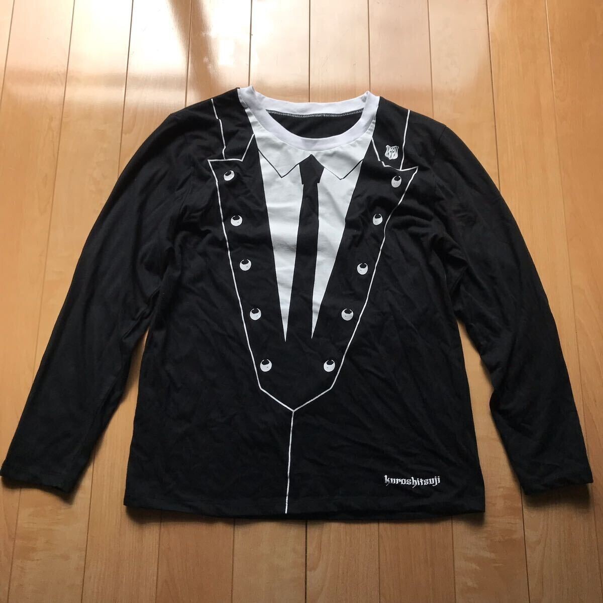 レア 黒執事 2014ロードショーTシャツ 002-1-307 ブラック ホワイト FREE拍卖