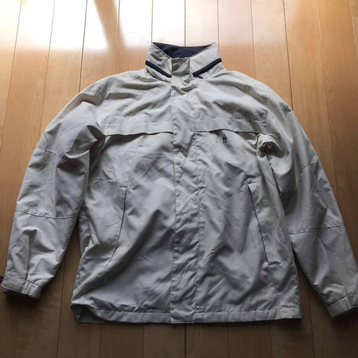 レガッタクラブ ジップアップブルゾン 182-1-332 メンズ L ベージュ拍卖