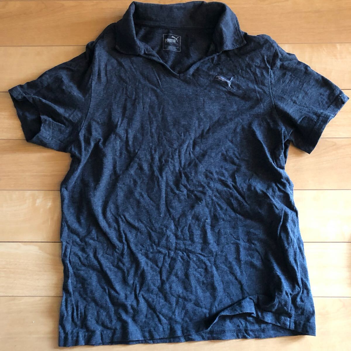 プーマ ポロシャツ 229-1-46 ダークグレー L ゴルフ スポーツ拍卖