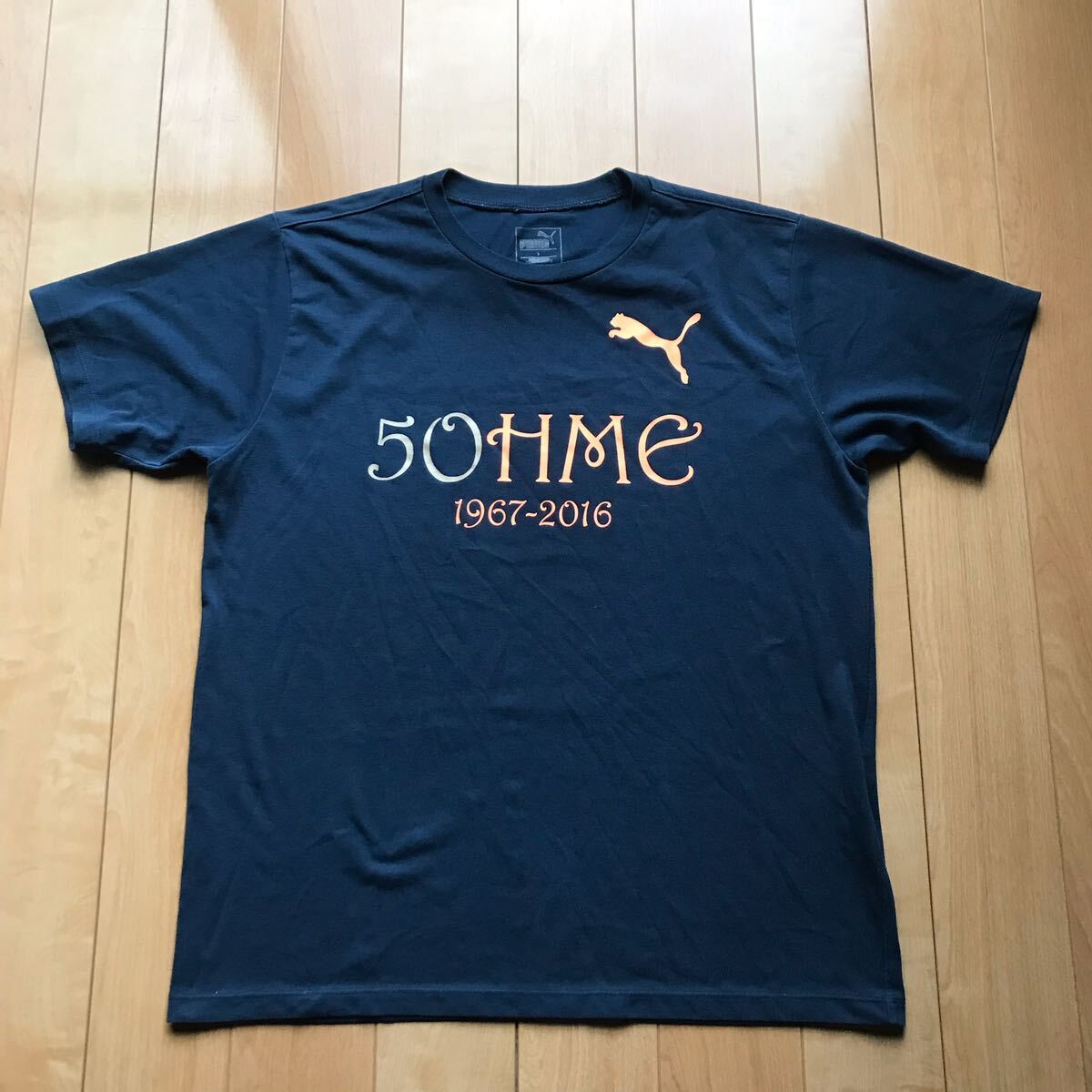 プーマ 青梅マラソン50周年記念Tシャツ 123-1-333 メンズ L ネイビー拍卖