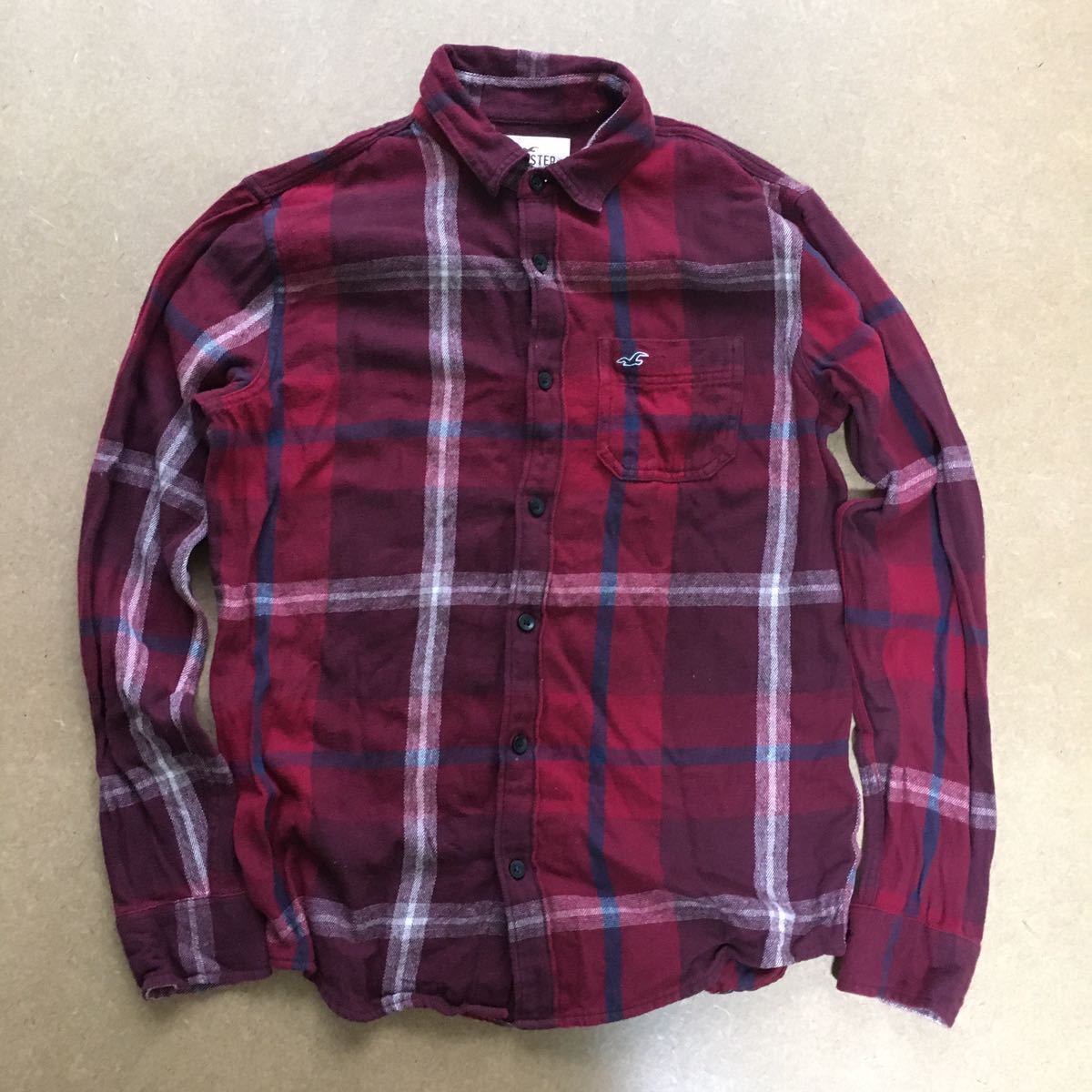 HOLLISTER ホリスター ネルシャツ Sサイズ拍卖