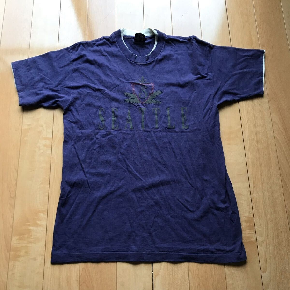 90年代 USA製 シグナルスポーツ Tシャツ 107-1-407 メンズ L パープル拍卖