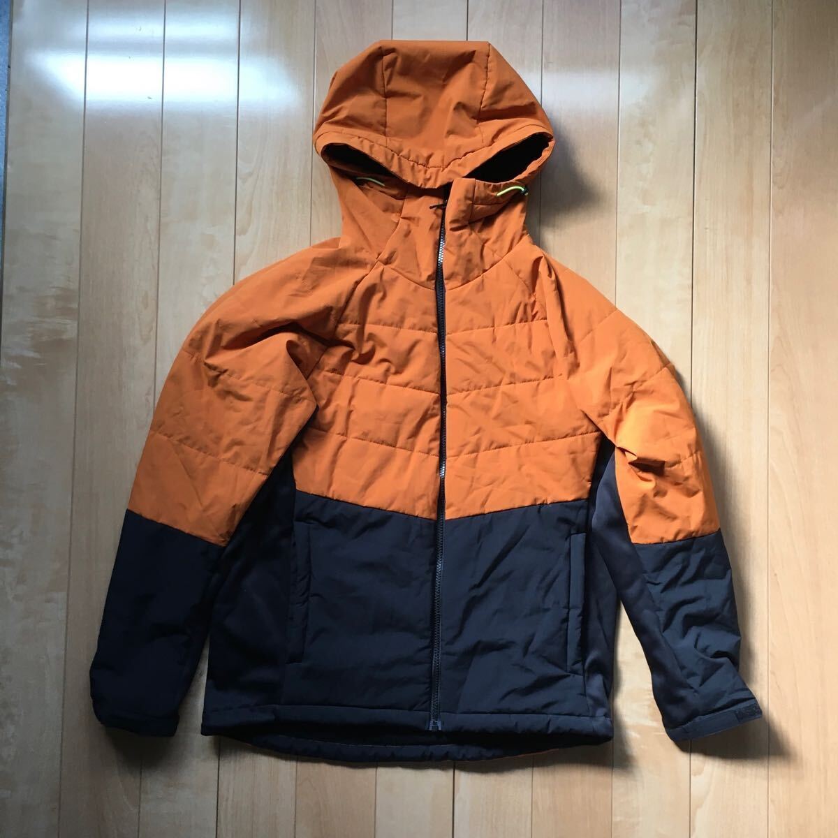 ティゴラ パデットジャケット 554-6-414 メンズ L オレンジ ブラック拍卖