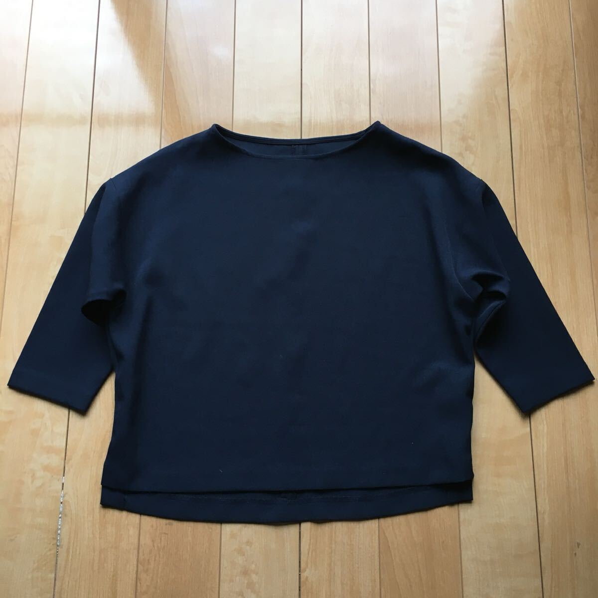 ティティベイト 七分袖カットソー 215-1-33 レディース S ネイビー拍卖