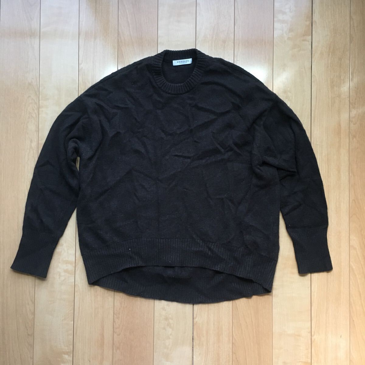 トゥモローランド マカフィ カシミヤ混ニットセーター 548-1-412 茶系 S拍卖