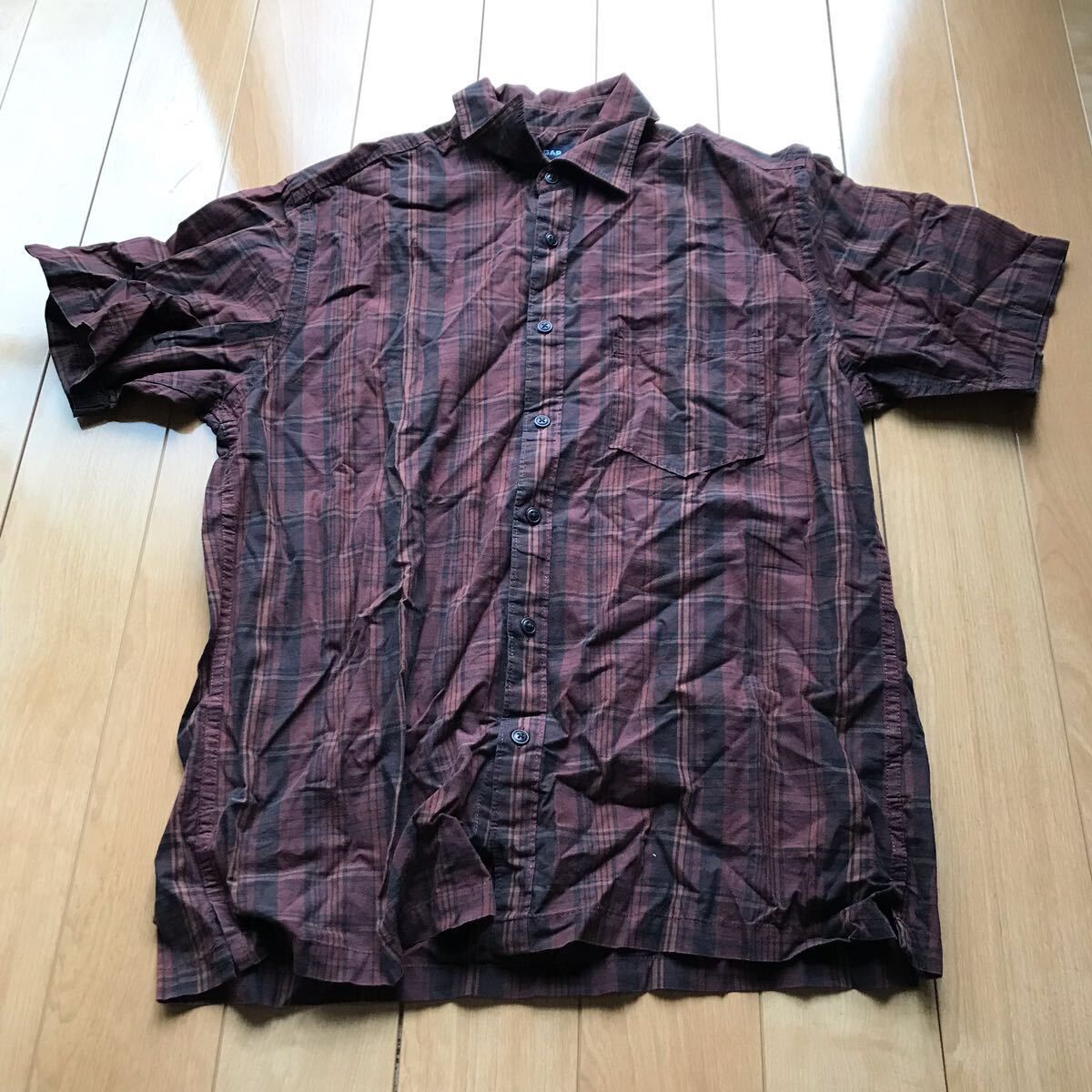 90年代 オールドギャップ チェックシャツ 121-1-384 メンズ S/P拍卖