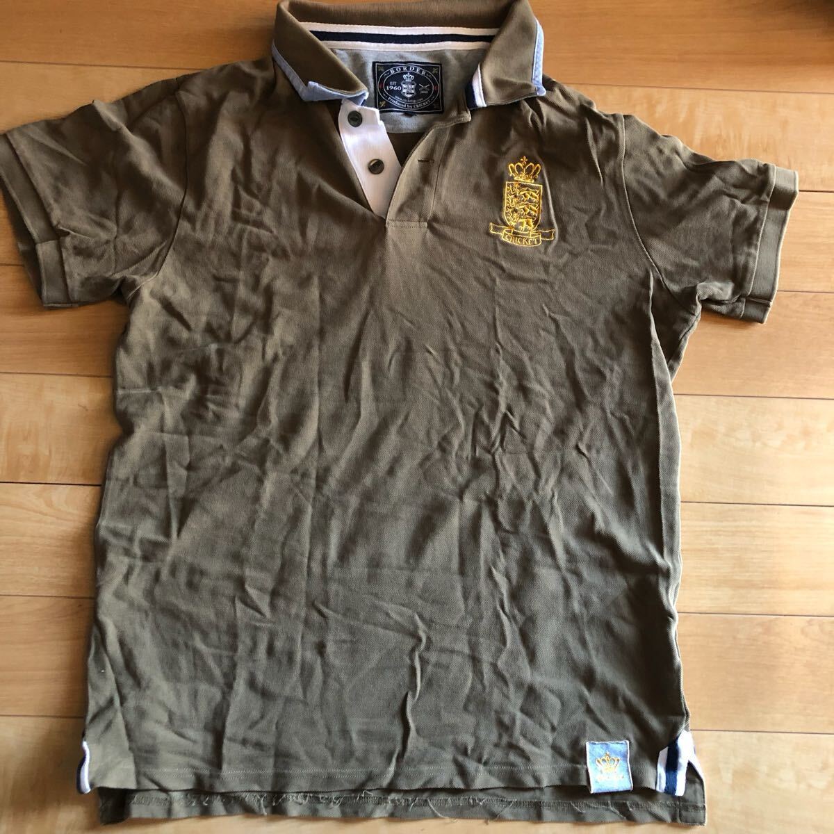 クリケット ポロシャツ 229-1-43 メンズ LL ブラウン拍卖