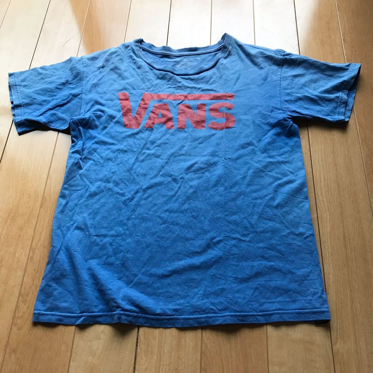 ヴァンズ ロゴTシャツ 121-1-386 メンズ S ブルー拍卖