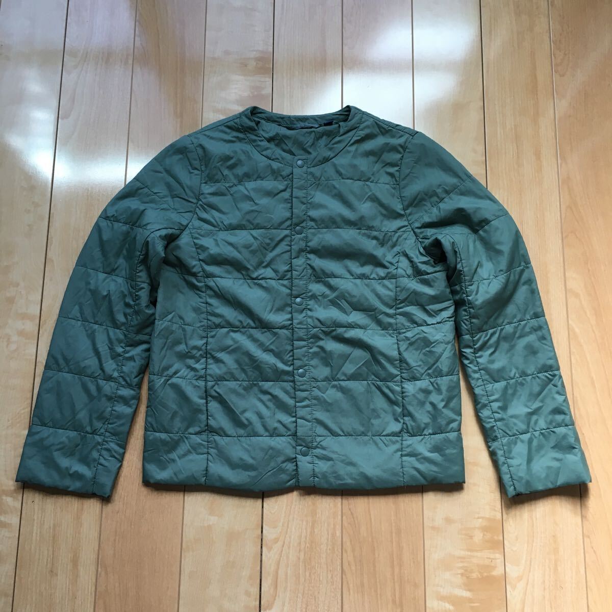 ユニクロ ナイロンジャケット 183-1-8 グリーン 140cm拍卖