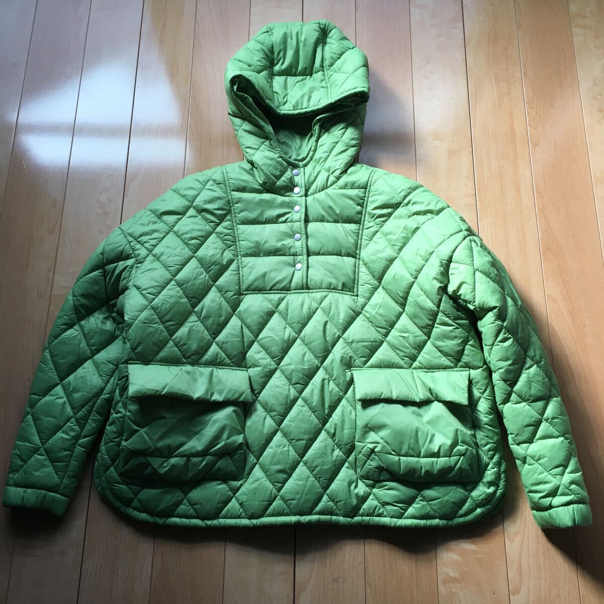 PURU PURA キルティングジャケット 601-6-20 レディース M グリーン ナイロン100%拍卖