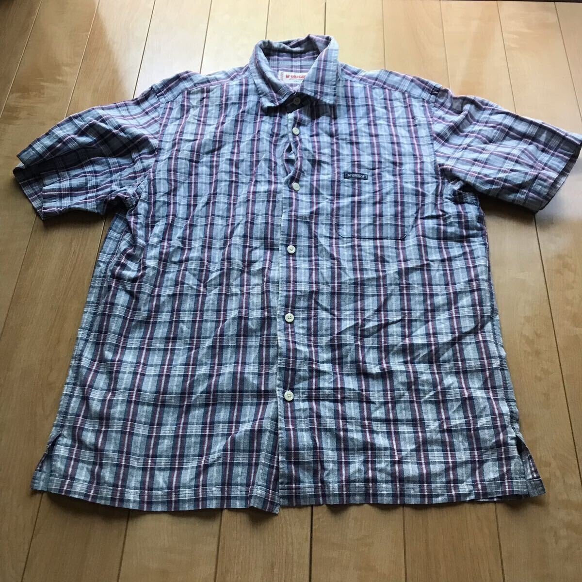 マックレガー チェック柄シャツ 179-1-40 メンズ L拍卖