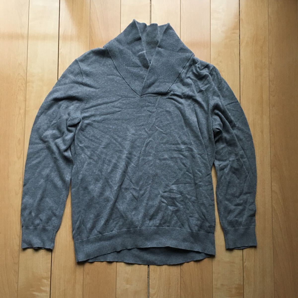 バナナリパブリック ニットセーター 586-1-415 メンズ XL グレー バナリパ拍卖