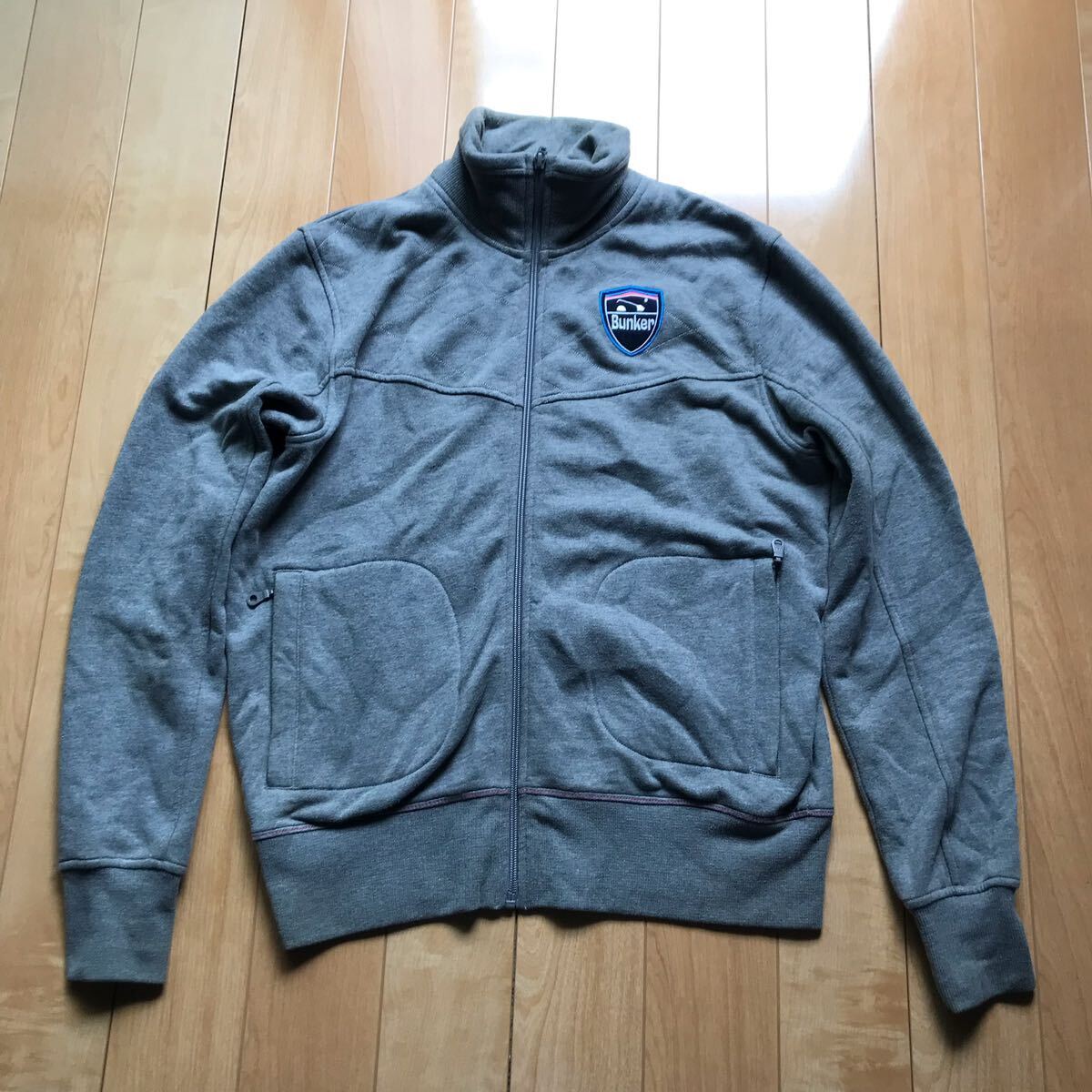 バンカーメンタリティー ゴルフジャケット 129-1-315 メンズ M グレー拍卖