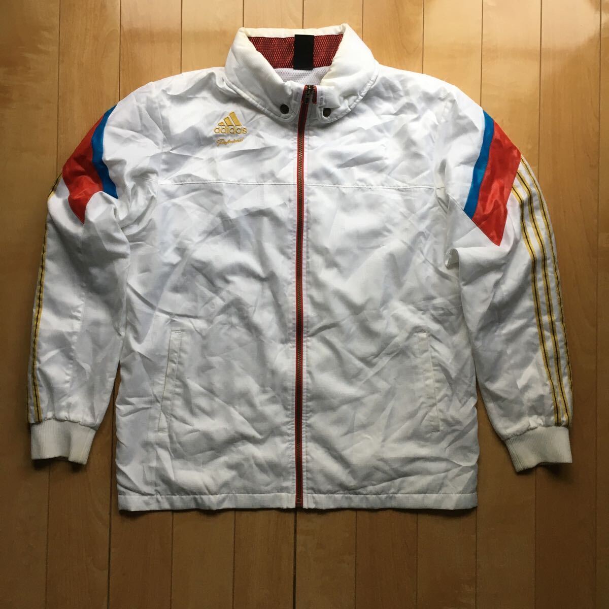 アディダス コーチジャケット 509-1-411 メンズ XO ホワイト マラソン スポーツ拍卖