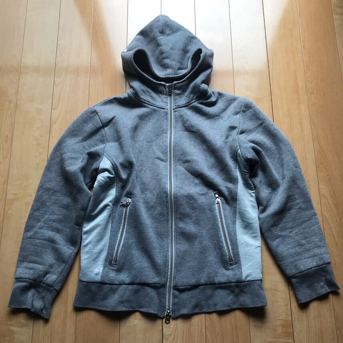 エディフィス×マイター ジップアップパーカー 553-6-307 メンズ S グレー拍卖