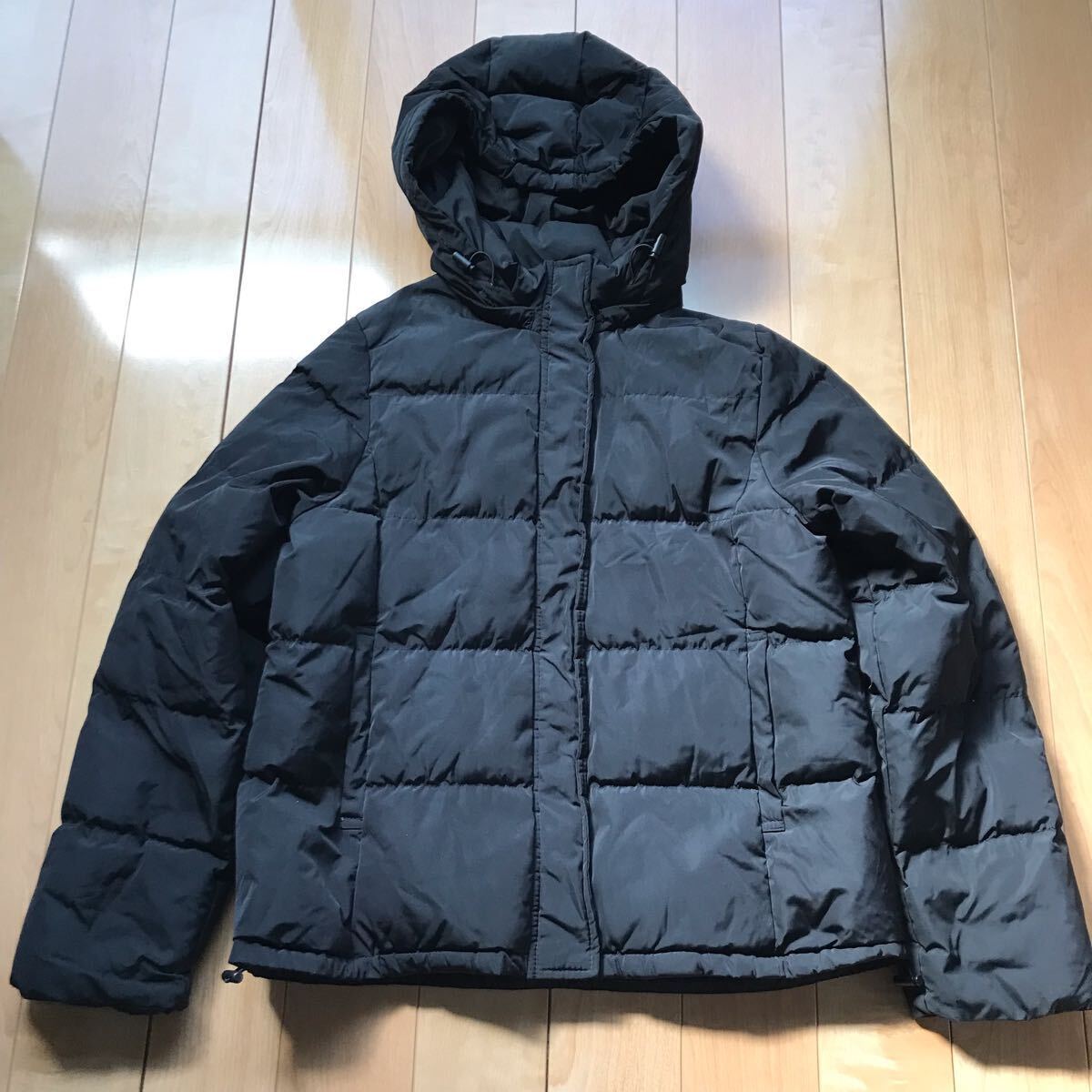 ジーユー ナカワタブルゾン 定価3990円+税 549-6-408 レディース M ブラック ,拍卖