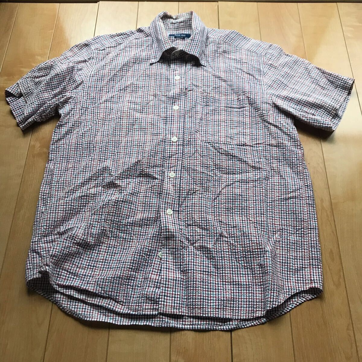ケントアヴェニュー チェックシャツ 179-1-22 メンズ M拍卖