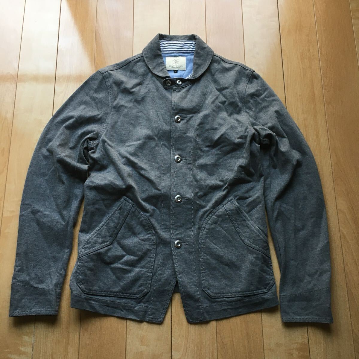 ビューティーアンドユース ユナイテッドアローズ カバーオール 204-1-36 メンズ M グレー拍卖