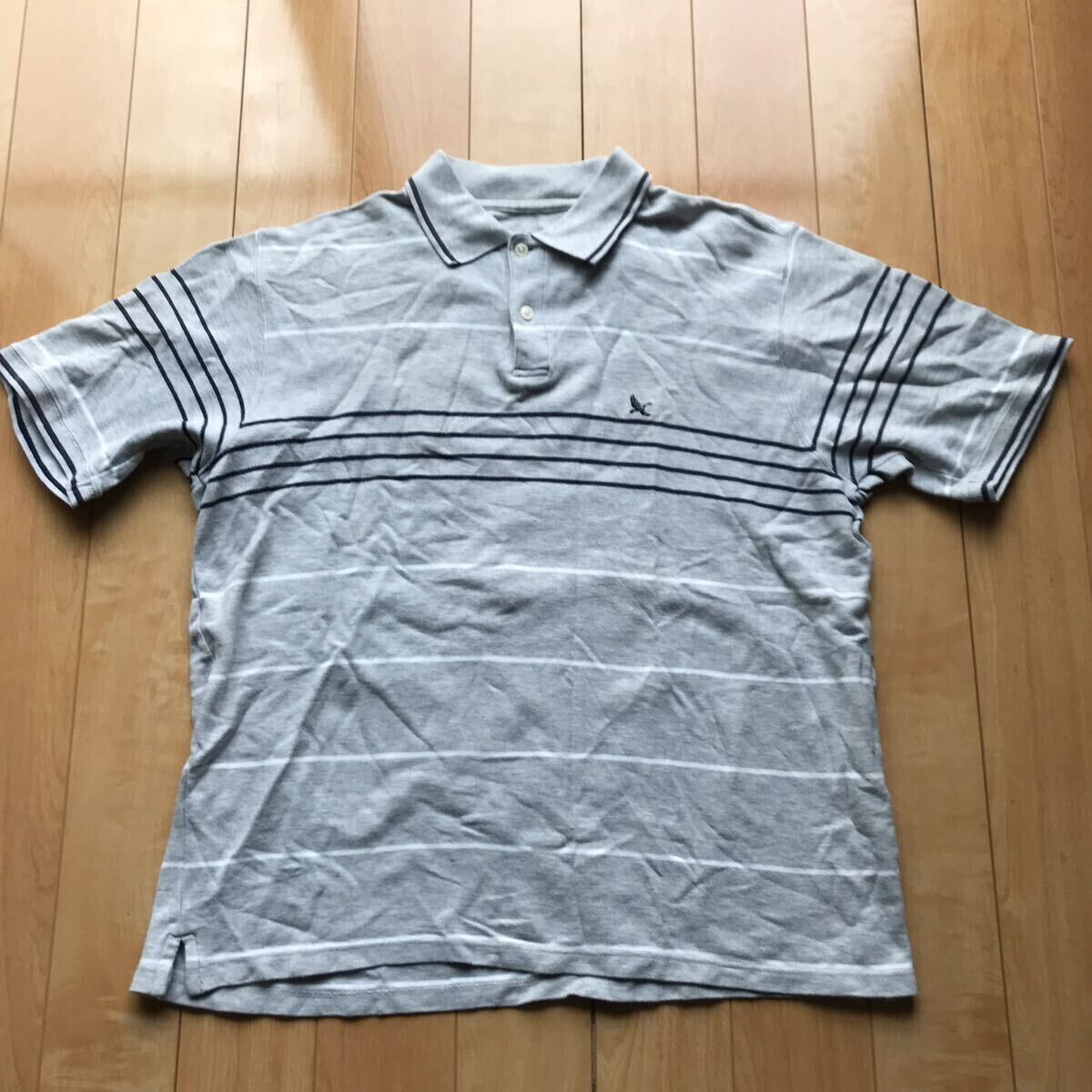 エディーバウアー ポロシャツ 179-1-318 メンズ L グレー アウトドア キャンプ拍卖