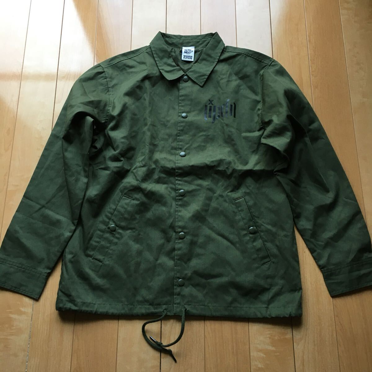 ゲキクロ×RIP DESIGN WORXX コーチジャケット 213-1-15 メンズ L カーキ拍卖