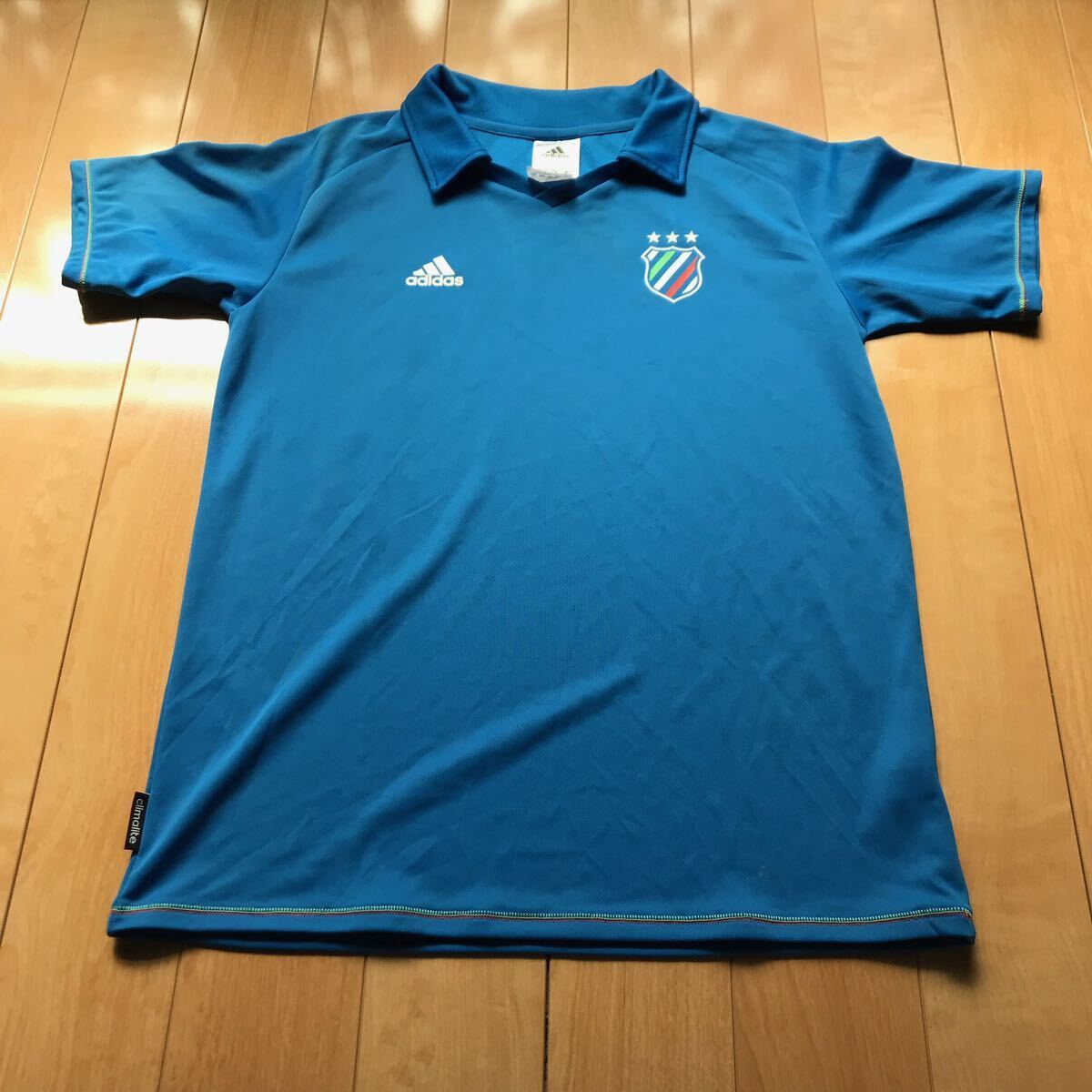 アディダス プラクティスシャツ 124-1-355 ブルー 160cm サッカー拍卖