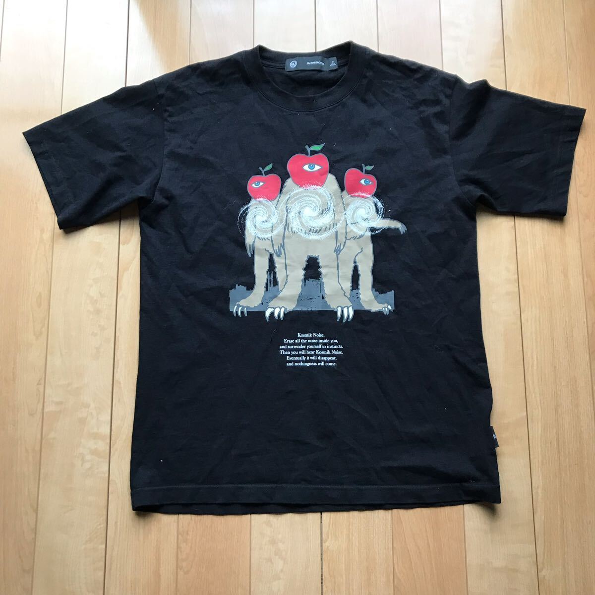 ジーユー×アンダーカバー コラボTシャツ 126-1-347 メンズ S ブラック拍卖