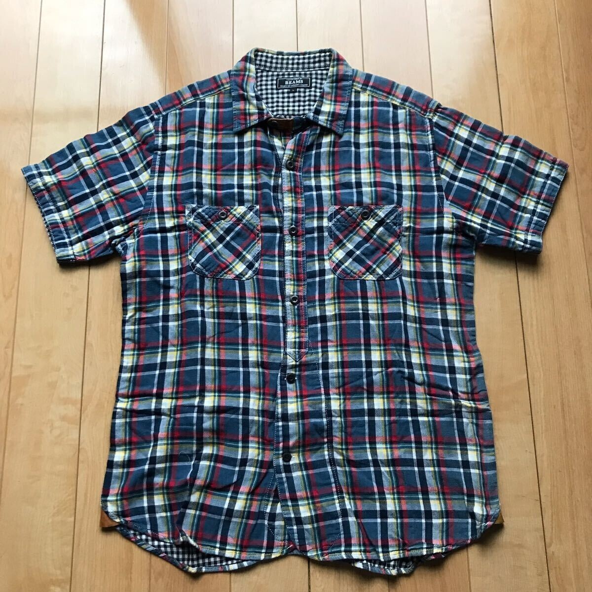 ビームス チェックシャツ 164-1-307 メンズ L拍卖