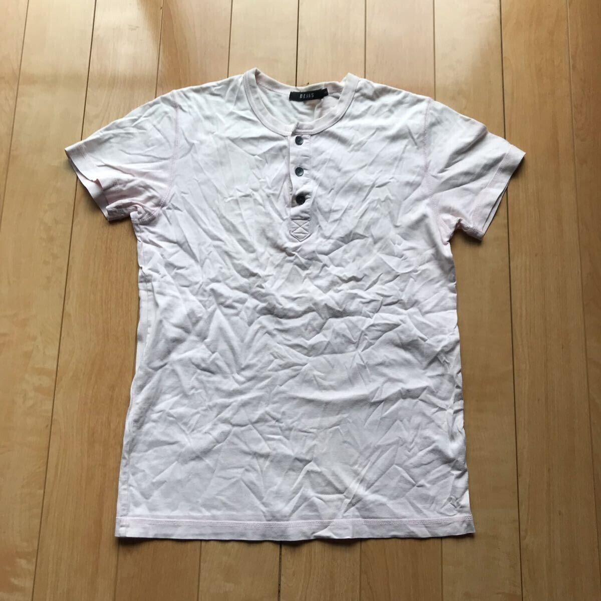 ビームス ヘンリーネックシャツ 179-1-327 S拍卖